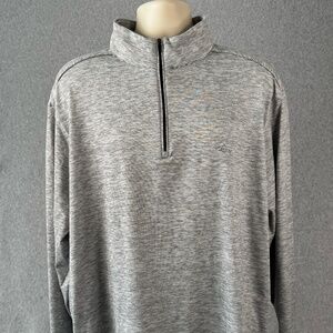Greg Norman Quarter Zip Golf Pullover Size XXL Grey